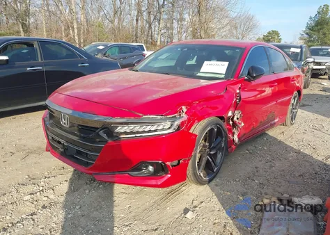 2021 Honda Accord Sport 2.0T from USA, damaged, VIN 1HGCV2F39MA021927